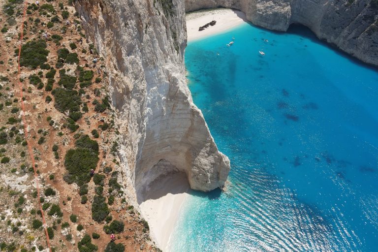 Visite de la côte ouest de Zante et de la baie de Navagio