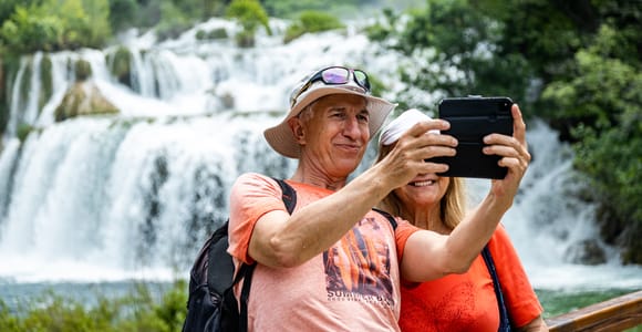 Split: Krka-Nationalpark Tagestour mit Bootsfahrt und Schwimmen