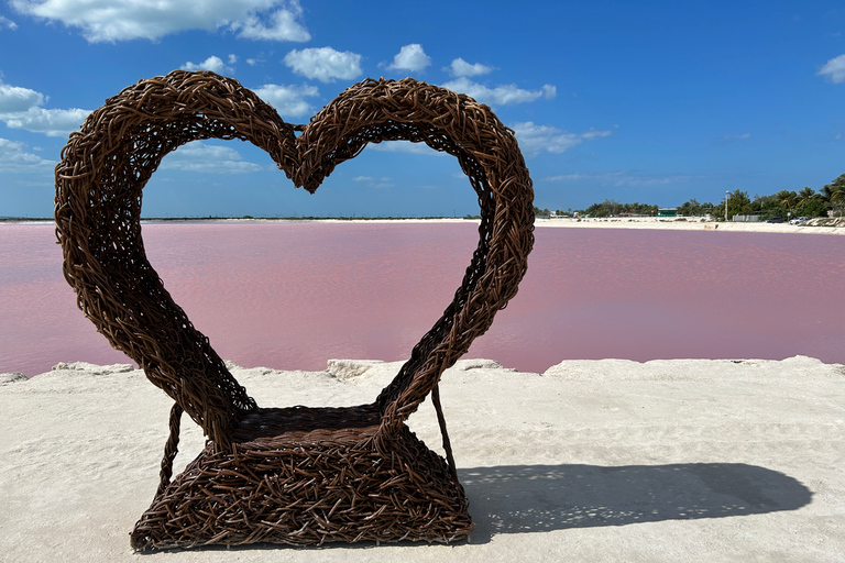 Safari tour around the pink lakes of Las Coloradas