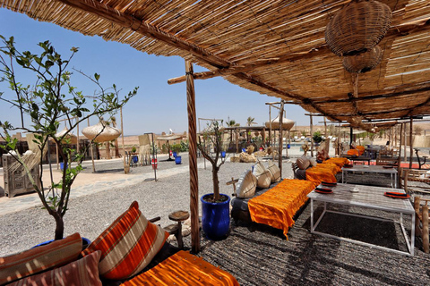 Marrakech: Magical Lunch in Agafay Desert with Swimming pool