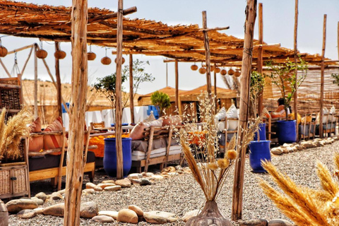 Magical Dinner In Agafay Desert and Sunset From Marrakech