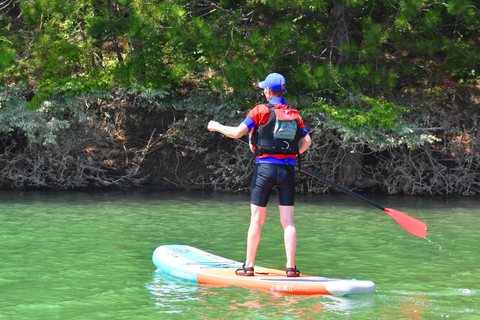 Kajak &amp;SUP im Berat-See, Picknick-Mittagessen