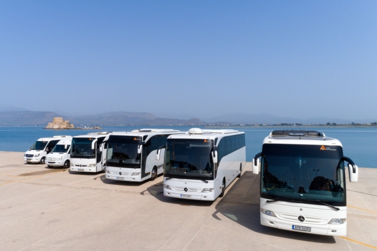Athene: bustransfer van/naar NafplioSingle van Nafplio naar Athene