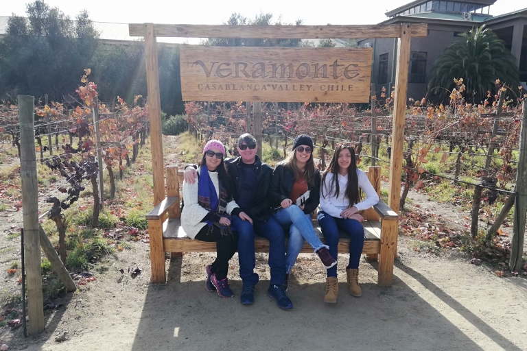 Two Organic wineries, Original Chilean food and Valparaíso