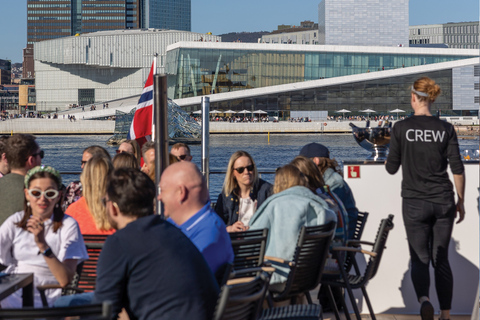 Oslo: Passeio de barco elétrico com brunchOslo: Cruzeiro de barco elétrico híbrido com brunch