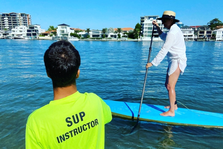 Gold Coast: 1 uur stand-up paddlesurfles en foto'sPriveles