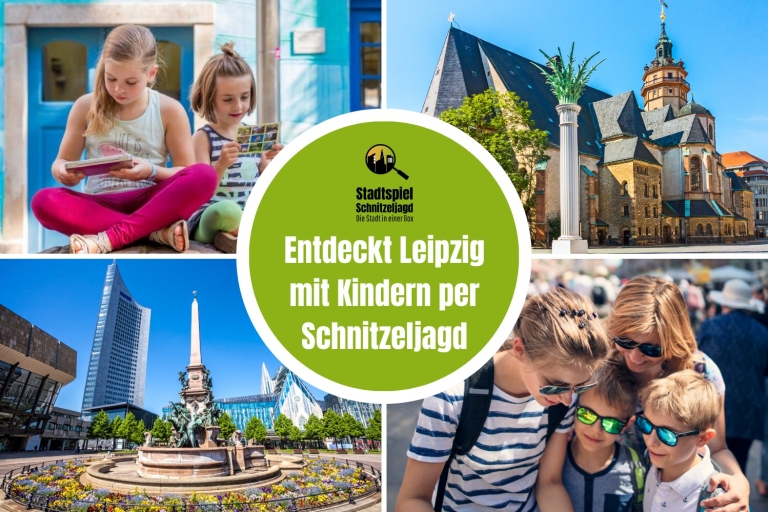 Speurtocht door middel van Leipzig voor gezinnen en schoolklassenNiet-restitueerbaar: verzending binnen Duitsland