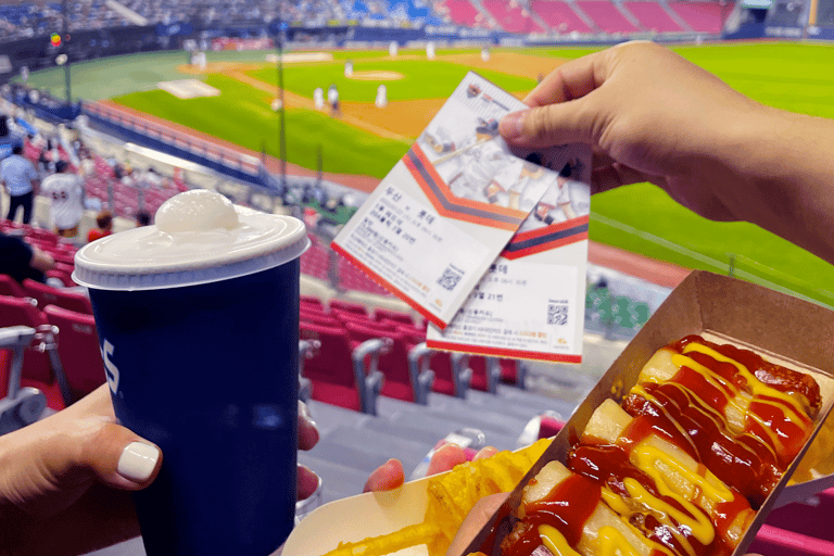 Seoul: Jasmil Baseball Stadium Game Ticket with Dinner/Beer