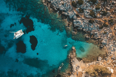 Heraklion: Dia Island katamarankryssning med lunch och dryckMorgonkryssning