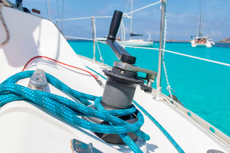 From Stintino: Asinara Sailboat Tour with Lunch Sailboat Tour and Lunch with 11 Seats