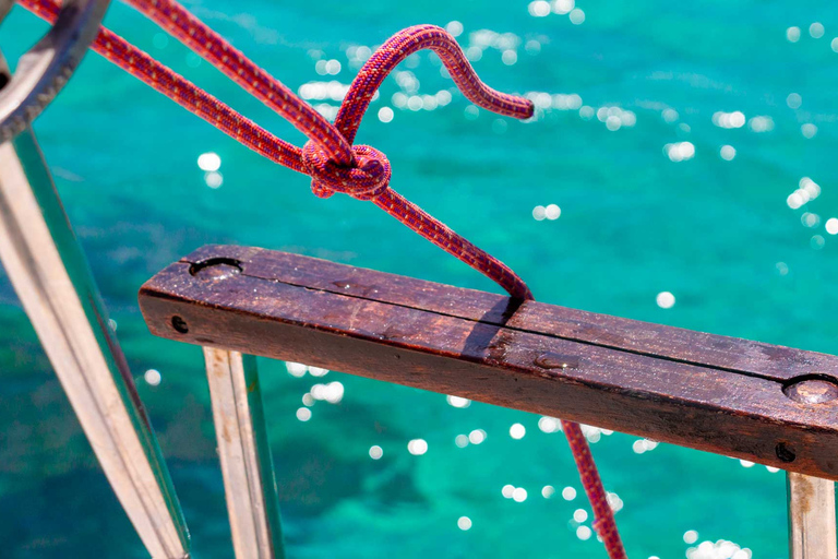 From Stintino: Asinara Sailboat Tour with Lunch Sailboat Tour and Lunch with 11 Seats