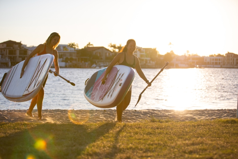 Gold Coast: 1-stündige Standup Paddleboarding Lektion & FotosPrivatunterricht