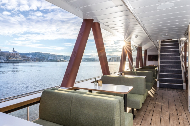 Oslo: crucero en barco eléctrico híbrido con brunch