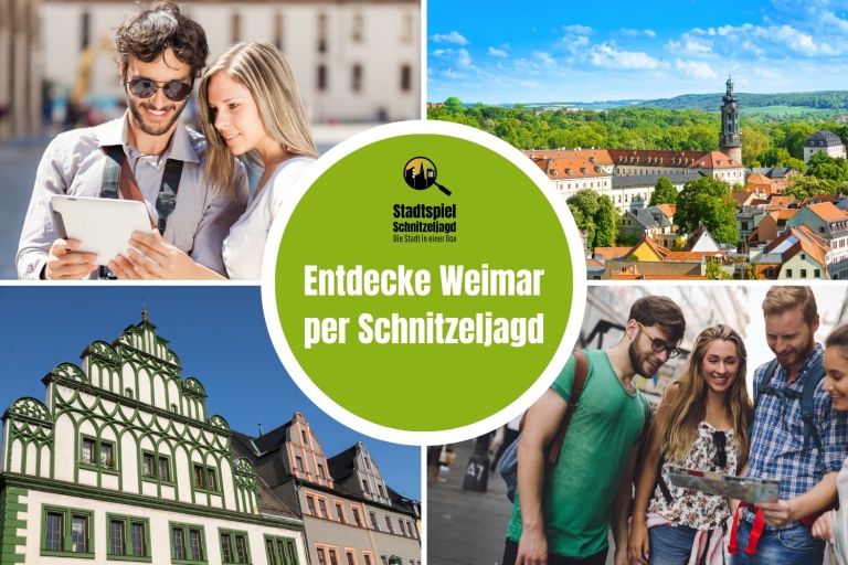 Weimar: Scavenger Hunt Self-Guided Walking Tour Incl. Shipping within Germany