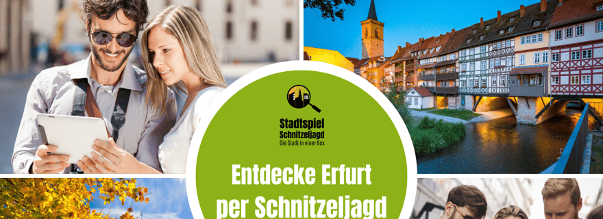 Erfurt : Schnitzeljagd, selbstgeführte Highlights-Tour