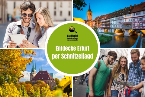 Erfurt: Schnitzeljagd Selbstgeführte TourSchnitzeljagd-Box inkl. Versand in Deutschland