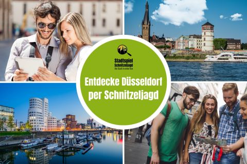 Düsseldorf: Scavenger Hunt Self-Guided Tour