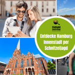 La città di Amburgo: Caccia al tesoro con tour guidato