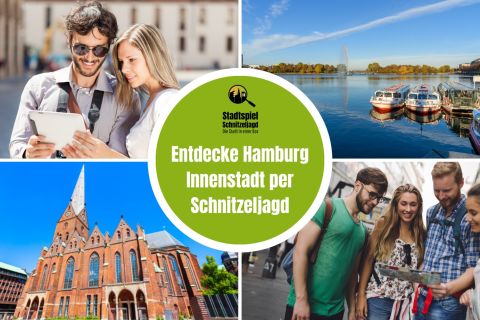 Hamburg City: Scavenger Hunt Self-Guided Tour