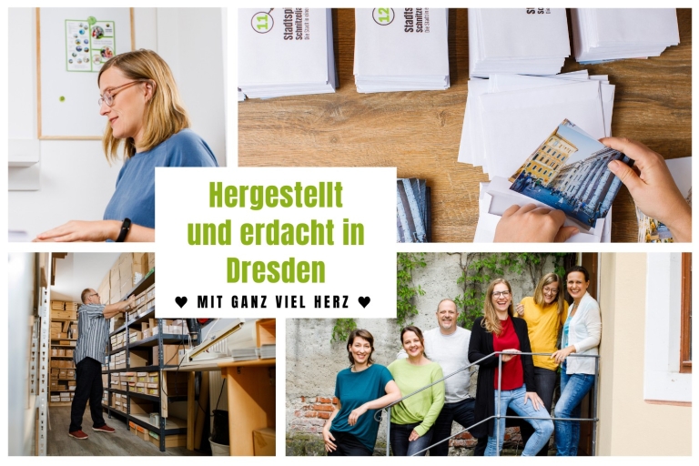 Family Fun: speurtocht door de Dresden NeustadtScavenger Hunt Box Kids incl. Shipping in Duitsland