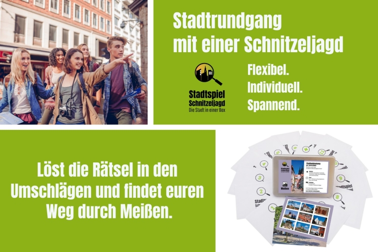 Meißen: Schnitzeljagd-Box - Selbstgeführter RundgangInklusive Versand innerhalb von Deutschland