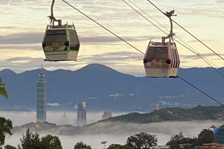 تايبيه: رحلة ليوم واحد إلى جندول ماوكونغ وحديقة الحيوانات ومدينة كيلونغرحلة مدتها 9 ساعات {سيارة عم