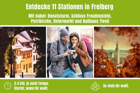 Freiberg: Altstadt-Schnitzeljagd und StadtrundgangVersand in Deutschland