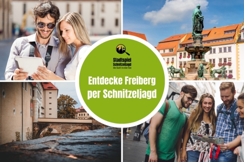 Freiberg: Old Town Scavenger Hunt and Walking Tour Shipping within Germany