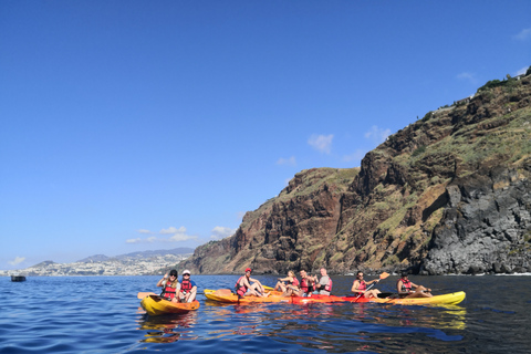 Madère: excursion d'une demi-journée en kayak et plongée en apnée