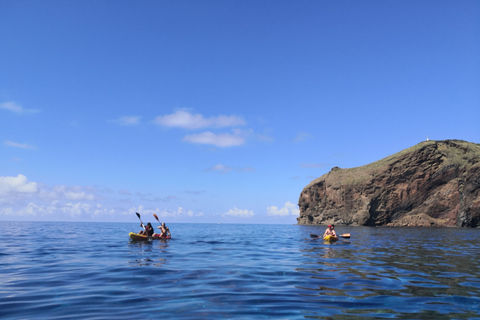 Madère: excursion d'une demi-journée en kayak et plongée en apnée