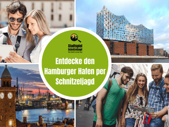 Hamburg: Scavenger Hunt Self-Guided Tour around the port