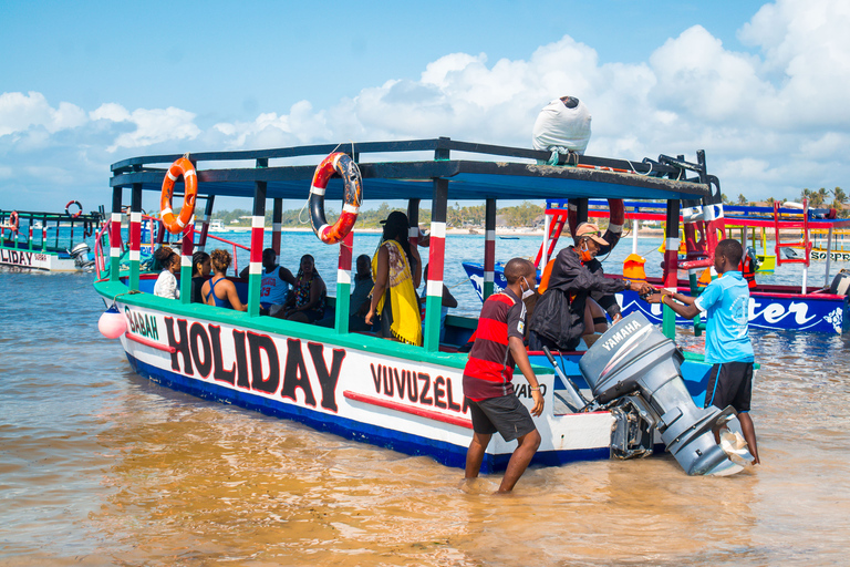 Plongée en apnée dans le parc marin de Watamu et fruits de mer sur l'île de SudiDépart de Kilifi, Vipingo et Kikambala