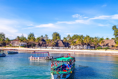 Plongée en apnée dans le parc marin de Watamu et fruits de mer sur l'île de SudiDépart de Malindi