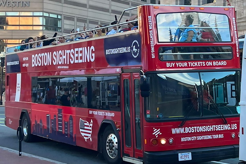 Boston: Hop-On Hop-Off Double-Decker Bus Sightseeing Tour