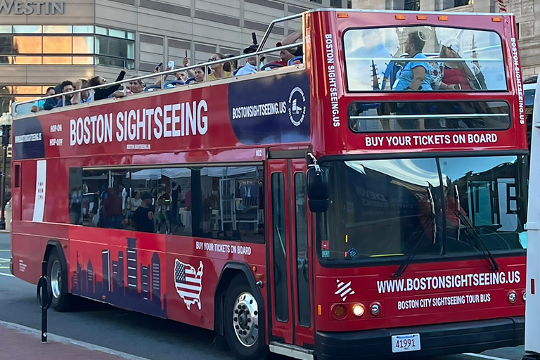 Boston: Hop-On Hop-Off Double-Decker Bus Sightseeing Tour