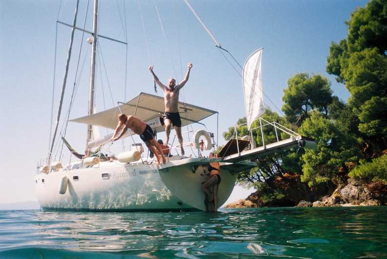 Skiathos: Day-Sailing Tour with Lunch on Board