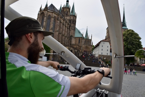 Erfurt: Private Guided Classic Old Town E-Rickshaw Tour