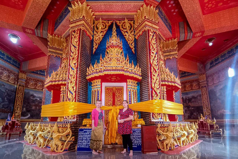 From Khao Lak: Private 3 Temples tourEnglish: Private small group 1-10 persons