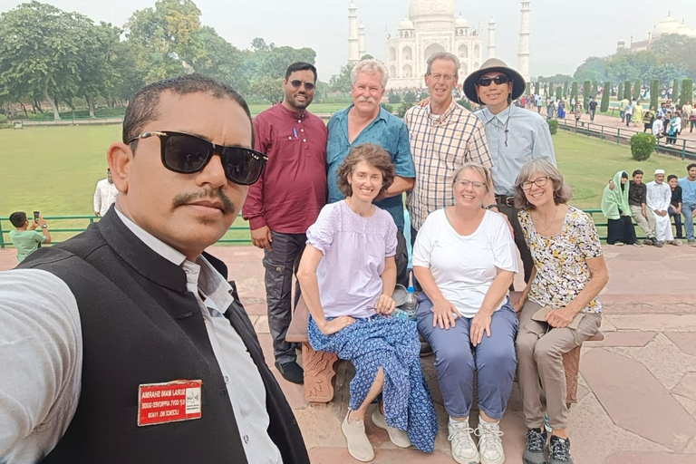 From Delhi: Skip-the-line Taj Mahal and Agra Fort Day TripTour With Car, Driver, Lunch, Guide &amp; Monuments Entrances