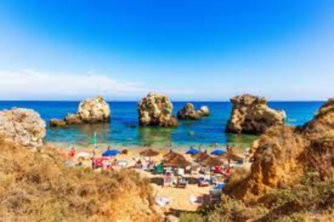 Albufeira Top Beaches, Gamla stan &amp; Nya stan Tour 2h2h Albufeira stadsvandring och strand Jeep Tour!