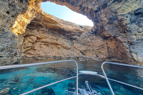 FULL DAY - 7hours Comino, Blue Lagoon, charter, boat, cruise