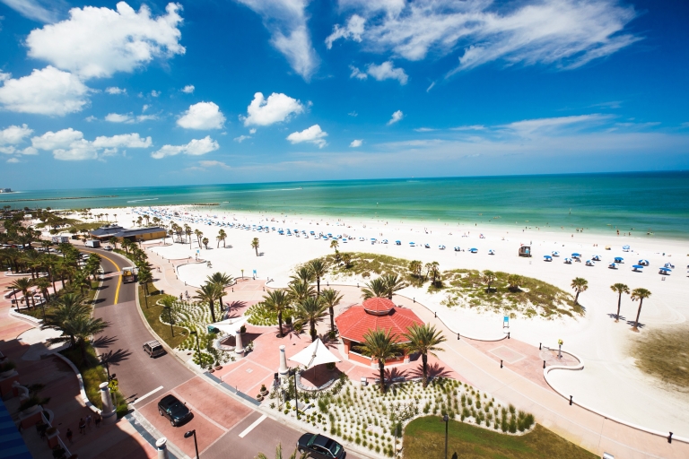 Von Orlando: Tagesausflug nach Clearwater Beach mit OptionenTagesausflug mit Mittagessen