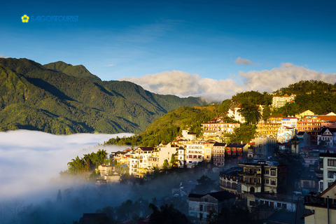 De Hanói: 2 dias em Sapa com o pico Fansipan e trekkingExcursão de Hanói