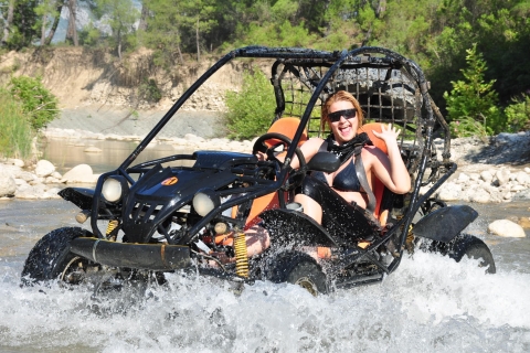 Marmaris : Safari en buggy avec combat aquatique et transfertSafari en buggy avec combat d'eau et transfert (buggy double)