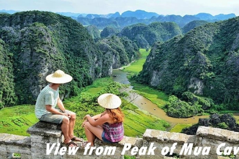 Ganztag Ninh Binh, Bai Dinh, Trang An, Mua Höhle, Mittagessen, Bus