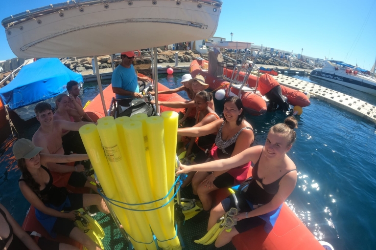 Puerto de Mogan : Excursion en bateau avec masque et tuba sur la côte ouestGrande Canarie : Excursion en bateau avec masque et tuba sur la côte ouest