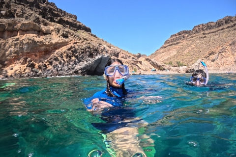 Puerto de Mogan : Excursion en bateau avec masque et tuba sur la côte ouestGrande Canarie : Excursion en bateau avec masque et tuba sur la côte ouest