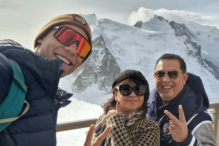 Z Genewy: jednodniowa wycieczka z przewodnikiem po Chamonix, Mont Blanc i jaskini lodowej