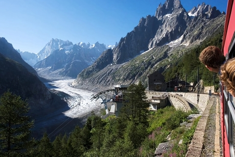 Desde Ginebra: Chamonix, Mont Blanc y Cueva de Hielo Visita Guiada de un Día