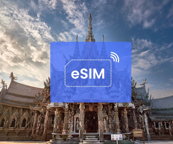 Pattaya: piano dati mobile roaming eSIM Thailandia/Asia